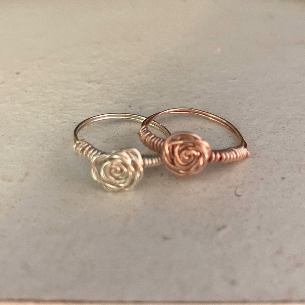 Size seven rose ring